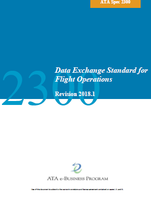 ATA Spec 2300-2019 Data Exchange Standard For Flight Operations